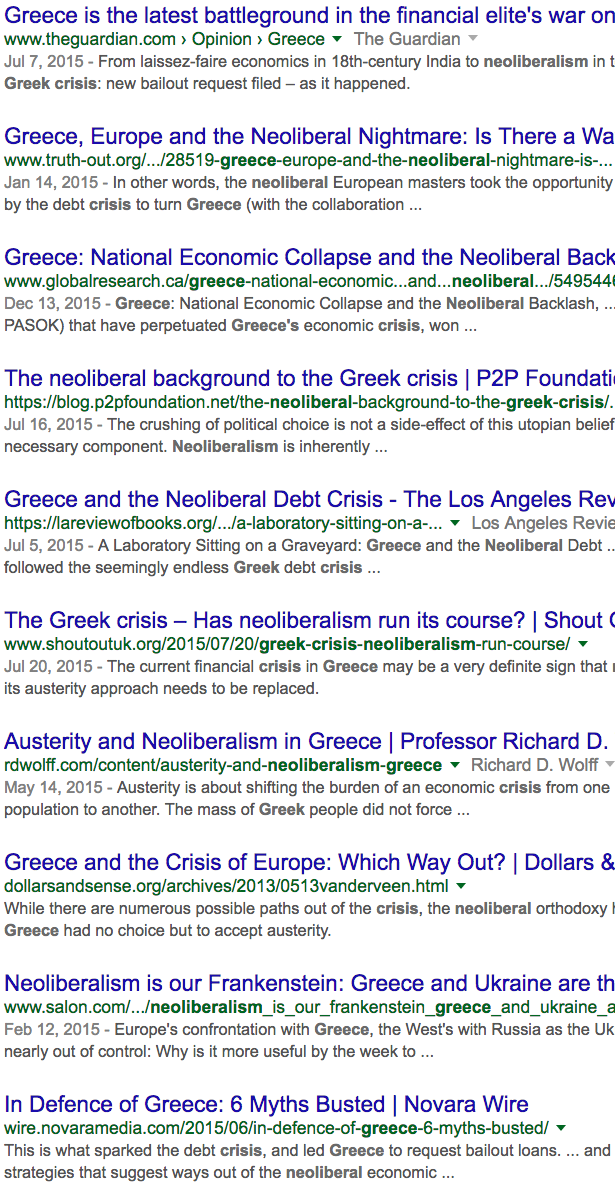 The Left, Greece, and The Big Lie